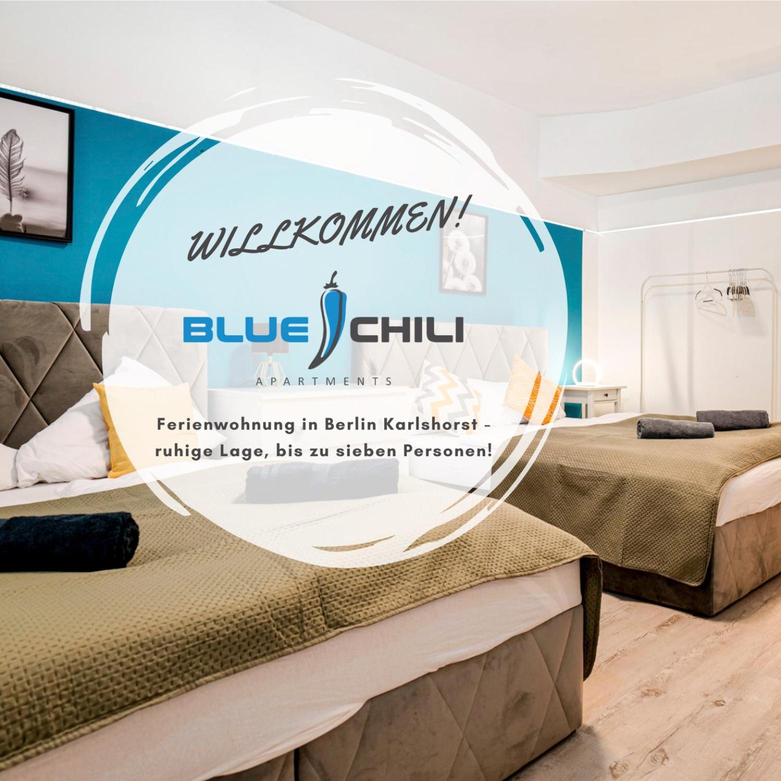 Blue Chili 31 - Stadtwohnung Fuer 7 - Modern Zentral Karlshorst Wlan Berlin Ngoại thất bức ảnh